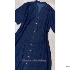 SHANE CLOTHING DRESS WANITA DENIM KOREAN STYLE 9074