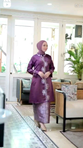 Lupphh | Set Kebaya Kurung Payet Zig Zag Terbaru | Kebaya Modern | Kebaya Kurung Set Songket | Baju Kurung Kedah | Kurung Melayu | Baju Kurung Mewah | Seragaman Pesta | Tanah Abang
