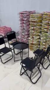 [sale] combo 2 ghế 1 bàn gấp gọn trà tranh cafe camping giá tại xưởng