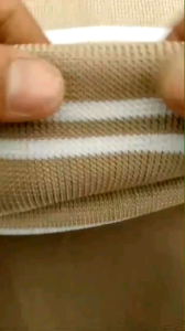 Kain Rib Bur Jaket Warna Krem Polos & Strip Premium