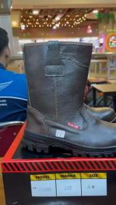 Sepatu Safety  Red Parker T186 (DH806) Asli 100% Terlaris