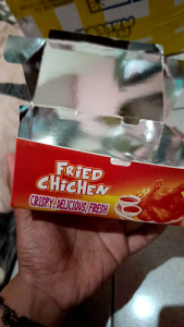 kardus fried chicken /kardus ayam krispi full laminasi