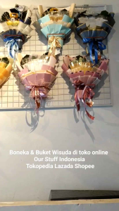 Buket Uang Kosong isi 5-50 Lembar | Hadiah Anniversary & Wisuda