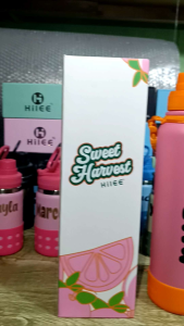 (FREE PARACORD/NAME) Hilee Sweet Harvest with Silicone Boot and Paracord Vacuum-Insulated Stainless Steel Drinking Water Bottle