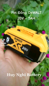 Pin Đóng DeWALT 5a / Xả 50A - Nhận Sạc Zin