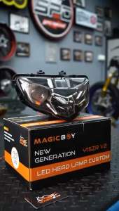 Magic Boy Y15ZR Head Light Custom Single Devil Eye