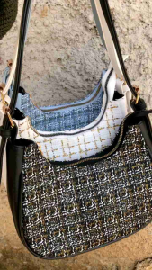 Tas wanita terbaru fashion korea - tas shoulder bag - tas bahu kombinasi - tas wanita fashion