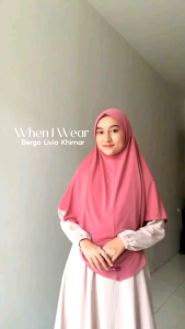 Khimar Livia XL By Arafahijab | Jilbab Kerudung Instan Non Pad Jersey Premium