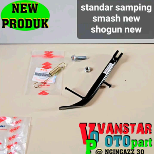 standar samping smash new Shogun new 110 125 warna hitam