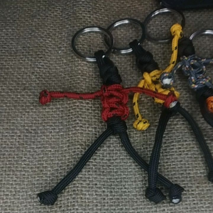 Gantungan Kunci Tas Paracord Prusik Stickman
