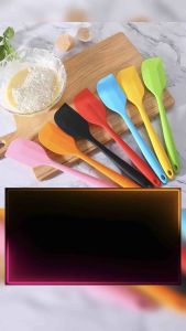 Cây phới silicon múc kem 21cm dùng để trộn mỹ phẩm và thực phẩm