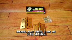 Engsel Plat Tebal Ukuran 3 Inc  GP/SN Berbagai Merk