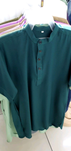 Kurta Dewasa Dan Budak Como Crepe kain Slim Fit Size budak 1yer-12yrs & Dewasa S-3XL]