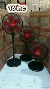 Trisonic Kipas Angin Berdiri Stand Fan - 1601 - 16 Inch 3 Pilihan Kecepatan Angin Desain Minimalis Dan Mudah Dirakit - Lazada