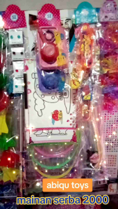 Mainan Warung Anak Rencengan Siap Jual Eceran Serba 2000 Isi 40 Harga Grosir