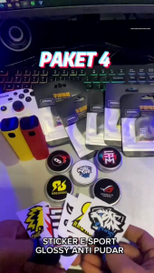 Paket Gaming 4-in-1: Sarung Jempol Gaming Anti Keringat & Premium