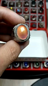 Cincin batu Segoro bunglon zultanite cange color bisa berubah warna sesuai suhu