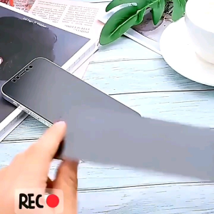 Screen Protector Anti Spy Ceramic Matte Pelindung Layar Anti Intip Pecah Gores iPhone 6 7 8 XR X XS Max Plus Pro