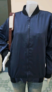 เสื้อแจ็คเก็ตทรงเบสบอลสีกรมท่า ไซส์XL