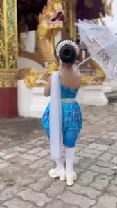 ชุดไทยสไบแม่ดอกพิกุล  🌸