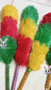 Combo 3 Chổi Cước Nilông Quét Bụi Đồng - Dài 35cm (s) / 58cm (M)