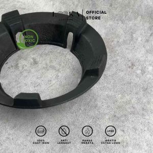 Looka Cast Iron Tatakan Dudukan Kompor Gas 5 Tungku