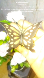 ornamen hiasan kupu-kupu dari plastik kresek