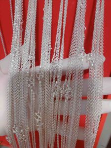 สร้อยคอเงินแท้ 92.5% ขนาด 2 มิล 💰 เงินแท้ ไม่ลอก ไม่ก่อให้เกิดอาการแพ้