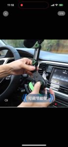 ★SG Windshield Car Phone Mount Dashboard Cell Phone Holder Cradle for Car with Sticky Suction Easy One-Touch