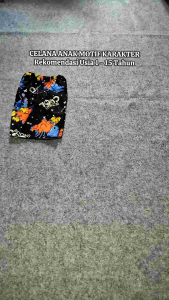 PAKET 5PCS CELANA ANAK LAKI-LAKI MOTIF KARAKTER USIA 1 - 15 TAHUN
