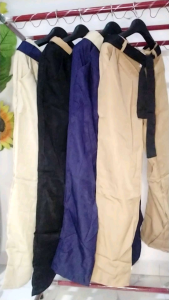 Fashion Wanita Bawahan Celana Panjang Wanita Celana Hijabers Celana Kuliah Pita Bahan Tebal Polos Jane Pants Celana Kuliah
