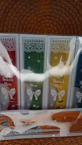 vania souvenir..souvenir sisir lubang 3 mini kecil kemasan mika motif isi 50 pcs sovenir hadiah pernikahan murah unik dan lucu