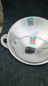 WAJAN NO 16 + SODET STENLIS/WAJAN PENGGORENGAN KUALI SERBAGUNA/PENGGORENGAN ANTI LENGKET