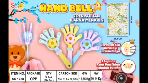 Mainan Kerincingan Bayi Bentuk Tangan SS 1758