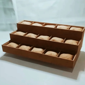 Display Jam Tangan Susun 3 Tempat Penyimpanan dan Pajangan Untuk Jam Tangan Susun Tiga