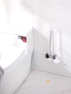 WSKT5060 Sikat Toilet Pegangan Panjang Melengkung / Sikat Pembersih Toilet / Sikat Bulu Lembut