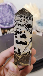 Natural Precious Landscape Picture Jasper Crystal Point Ornament LPJ08 #CrystalPoint