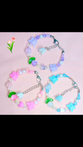 Gelang Manik Tulip Simple / Gelang Beads Tulip / Korean Style Bracelet