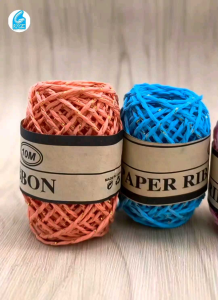 10-Meter Paper Ribbon in Assorted Colors for Gift Wrapping Crafts and Scrapbooking