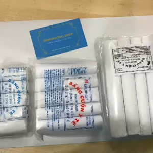 Băng cuộn y tế Bảo Thạch đủ các cỡ (5 cuộn/bịch) sản xuất tại Việt Nam