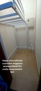Helper room loft bed customize singapore/bomb shelter/store room/unity