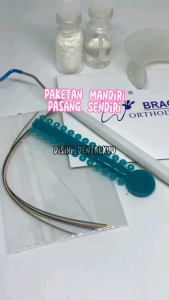 PAKET PASANG BEHEL SENDIRI | LEM GIC MINI | BRACKET | SONDE | MOUTHGATE | KARET | KAWAT WARNA