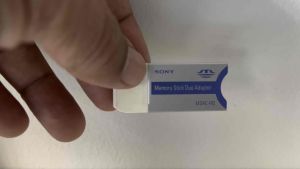 อแดปเตอร์การ์ดหน่วยความจำ Sony Memory Stick Duo Adaptor มือสองแท้ Japan