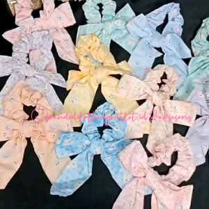 IKAT RAMBUT PITA SATIN ELASTIS / IKAT RAMBUT BRANDED / PITA SATIN IMPORT PREMIUM / SCRUNCHIE PITA DOUBLE KOREAN STYLE / KUNCIR RAMBUT PITA ELEGAN SKC8121