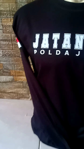 Baju Kaos Jatanras Lengan Panjang Desain Gambar Sablon kaos Oblong Pria Dewasa Baju Semi Formal