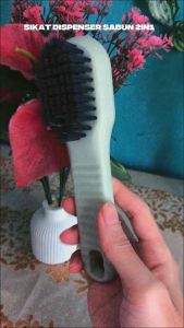 DIF-041 Sikat Dispenser Sabun 2IN 1 Sikat Pembersih Sepatu Sikat Dispenser Multifungsi