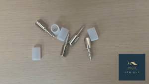 Set 50 Chốt đợt cao su sắt đỡ kệ tủ gỗ trang trí nắp trong