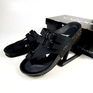 CVNXID Sandal Pria Kasual - Glory of Black