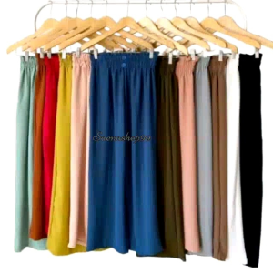 Beli 1 Dapat 3pcs Celana Kulot Wanita Scuba Highwaist Full Karet