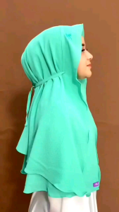 HIJAB ARRAFI AR 187 HIJAB INSTAN KHIMAR NON PET BAHAN BUBLE POP